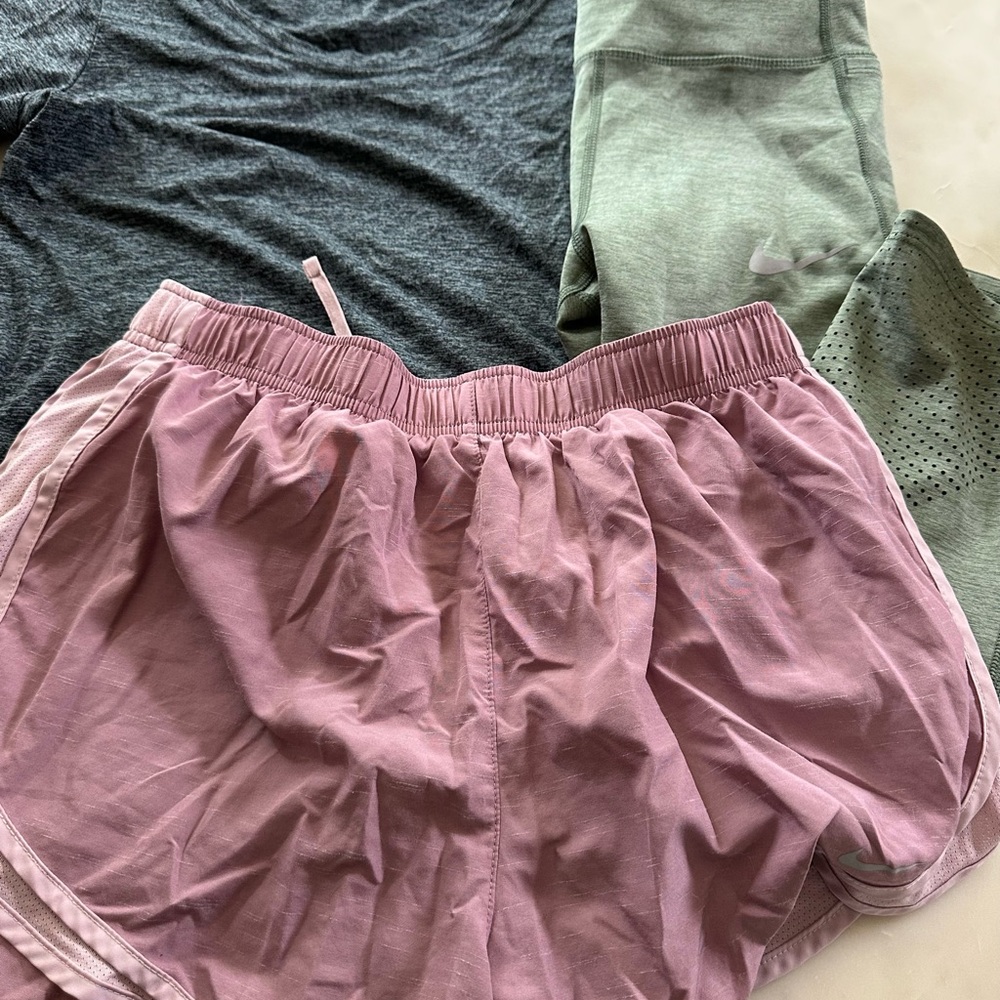 Nike Lot of 3, Shorts, Top, and Crop Leggings